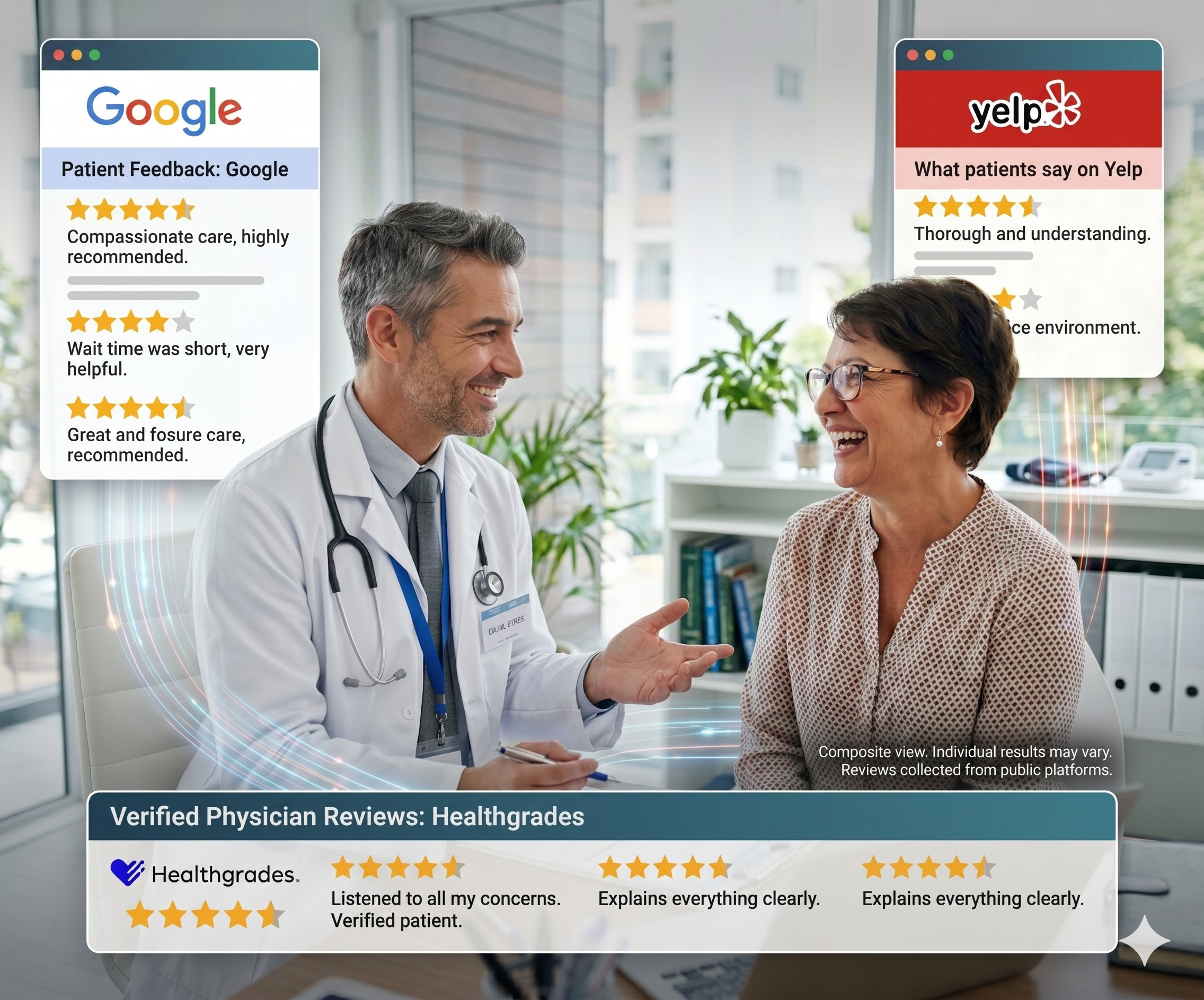 Healthcare professional helping patient